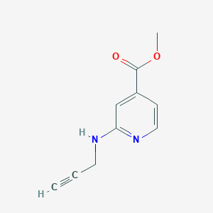 molecular formula C10H10N2O2 B13271803 Methyl 2-[(prop-2-yn-1-yl)amino]pyridine-4-carboxylate 