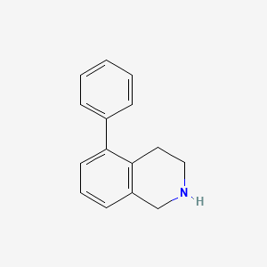 molecular formula C15H15N B13271808 5-Phenyl-1,2,3,4-tetrahydroisoquinoline 