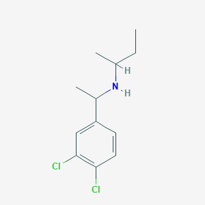 molecular formula C12H17Cl2N B13271977 (Butan-2-yl)[1-(3,4-dichlorophenyl)ethyl]amine 