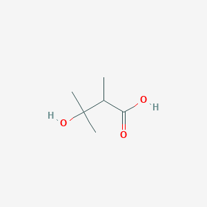molecular formula C6H12O3 B13271987 3-Hydroxy-2,3-dimethylbutanoic acid 