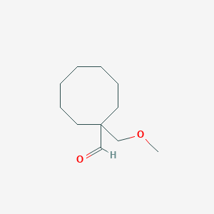 molecular formula C11H20O2 B13272047 1-(Methoxymethyl)cyclooctane-1-carbaldehyde 