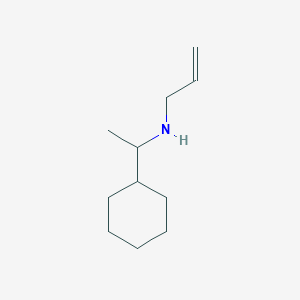 molecular formula C11H21N B13272269 (1-Cyclohexylethyl)(prop-2-en-1-yl)amine 