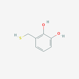 molecular formula C7H8O2S B13272560 3-(Sulfanylmethyl)benzene-1,2-diol 