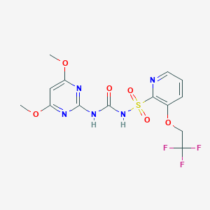 molecular formula C14H14F3N5O6S B132728 Trifloxysulfuron CAS No. 145099-21-4