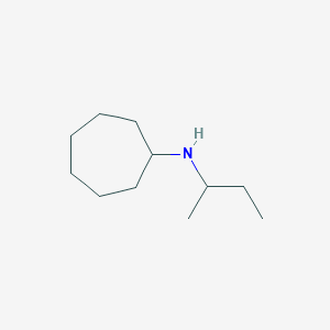 molecular formula C11H23N B13272993 N-(butan-2-yl)cycloheptanamine 