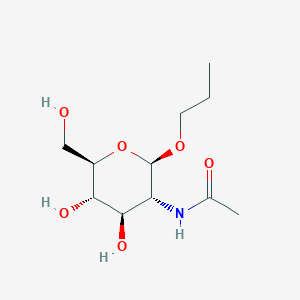 molecular formula C11H21NO6 B132730 Propyl 2-acetamido-2-deoxy-beta-D-glucopyranoside CAS No. 70832-36-9