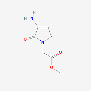 methyl 2-(4-amino-5-oxo-2H-pyrrol-1-yl)acetate