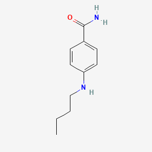 molecular formula C11H16N2O B13273330 4-(Butylamino)benzamide 