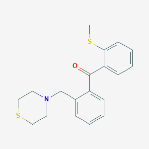 2-Thiomethyl-2'-thiomorpholinomethyl benzophenone