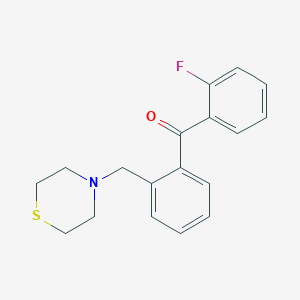 2-Fluoro-2'-thiomorpholinomethyl benzophenone