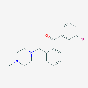 3'-Fluoro-2-(4-methylpiperazinomethyl) benzophenone