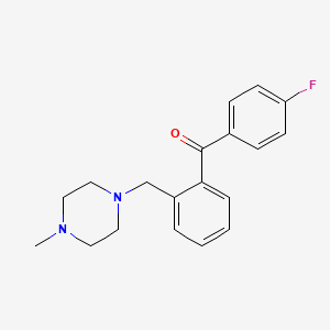 4'-Fluoro-2-(4-methylpiperazinomethyl) benzophenone