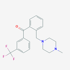 2-(4-Methylpiperazinomethyl)-3'-trifluoromethylbenzophenone