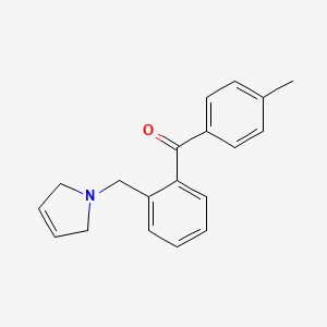4'-Methyl-2-(3-pyrrolinomethyl) benzophenone
