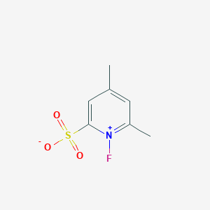 N-Fluoro-4,6-dimethylpyridinium-2-sulfonate