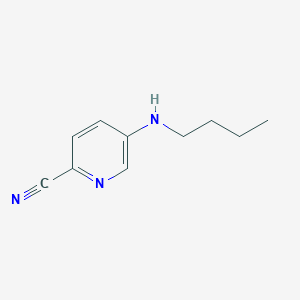 molecular formula C10H13N3 B13273803 5-(Butylamino)pyridine-2-carbonitrile 