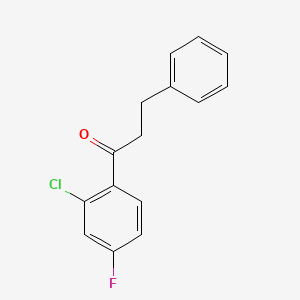 2'-Chloro-4'-fluoro-3-phenylpropiophenone