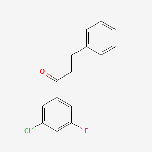 3'-Chloro-5'-fluoro-3-phenylpropiophenone