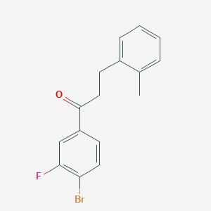 4'-Bromo-3'-fluoro-3-(2-methylphenyl)propiophenone