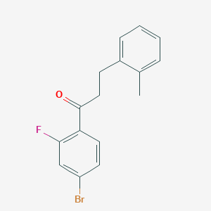 4'-Bromo-2'-fluoro-3-(2-methylphenyl)propiophenone