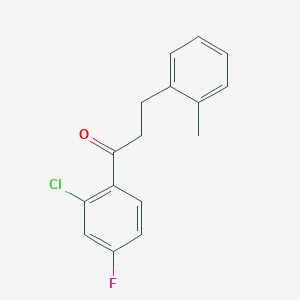 2'-Chloro-4'-fluoro-3-(2-methylphenyl)propiophenone