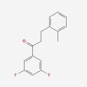 3',5'-Difluoro-3-(2-methylphenyl)propiophenone