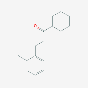 Cyclohexyl 2-(2-methylphenyl)ethyl ketone