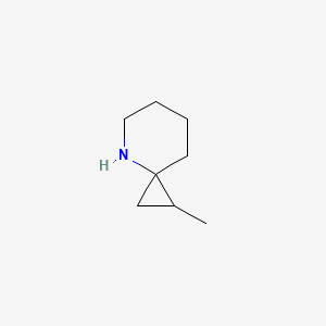 molecular formula C8H15N B13274234 1-Methyl-4-azaspiro[2.5]octane 