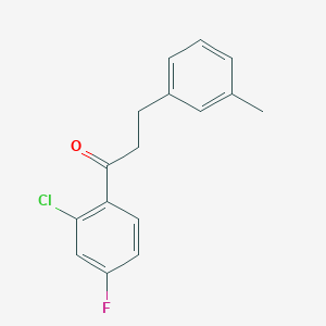 2'-Chloro-4'-fluoro-3-(3-methylphenyl)propiophenone