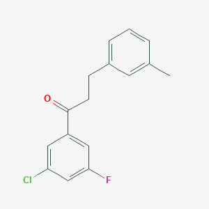 3'-Chloro-5'-fluoro-3-(3-methylphenyl)propiophenone