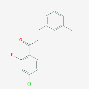 4'-Chloro-2'-fluoro-3-(3-methylphenyl)propiophenone