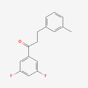 3',5'-Difluoro-3-(3-methylphenyl)propiophenone