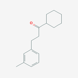 Cyclohexyl 2-(3-methylphenyl)ethyl ketone