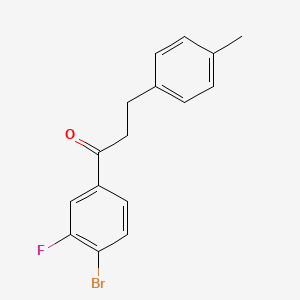 4'-Bromo-3'-fluoro-3-(4-methylphenyl)propiophenone