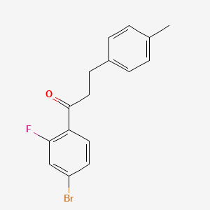 4'-Bromo-2'-fluoro-3-(4-methylphenyl)propiophenone
