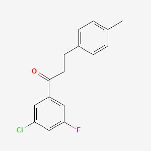 3'-Chloro-5'-fluoro-3-(4-methylphenyl)propiophenone
