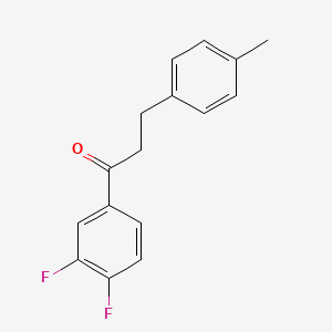 3',4'-Difluoro-3-(4-methylphenyl)propiophenone