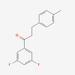 3',5'-Difluoro-3-(4-methylphenyl)propiophenone