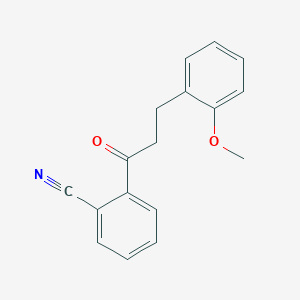 2'-Cyano-3-(2-methoxyphenyl)propiophenone