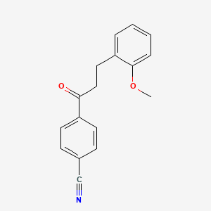 4'-Cyano-3-(2-methoxyphenyl)propiophenone