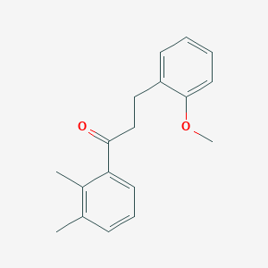 2',3'-Dimethyl-3-(2-methoxyphenyl)propiophenone