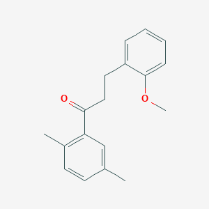2',5'-Dimethyl-3-(2-methoxyphenyl)propiophenone