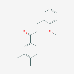 3',4'-Dimethyl-3-(2-methoxyphenyl)propiophenone
