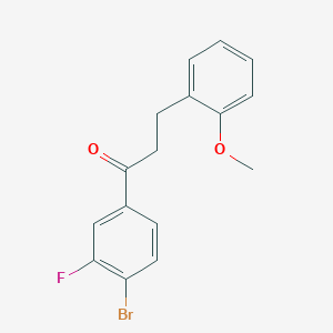 4'-Bromo-3'-fluoro-3-(2-methoxyphenyl)propiophenone