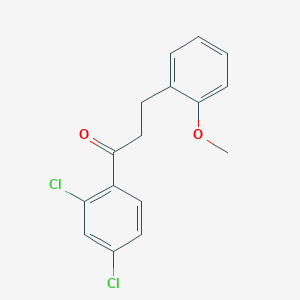 2',4'-Dichloro-3-(2-methoxyphenyl)propiophenone