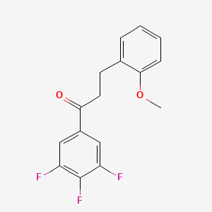 3-(2-Methoxyphenyl)-3',4',5'-trifluoropropiophenone