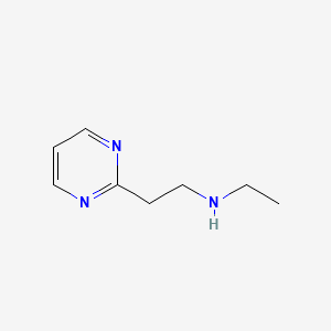 molecular formula C8H13N3 B13274811 Ethyl[2-(pyrimidin-2-yl)ethyl]amine 