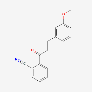 2'-Cyano-3-(3-methoxyphenyl)propiophenone