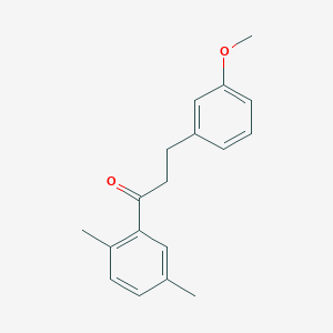 2',5'-Dimethyl-3-(3-methoxyphenyl)propiophenone