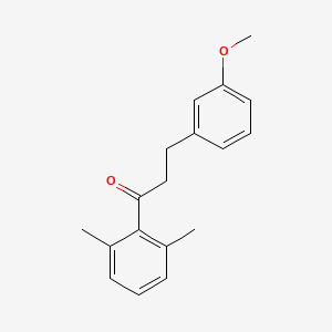 2',6'-Dimethyl-3-(3-methoxyphenyl)propiophenone